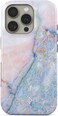 BURGA iPhone 16 Pro Hybrid 2-Layer Hard Shell + Silicone Protective Case - Holo Design - Scratch-Resistant Shockproof Mobile Cover