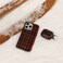 Burga Luxury Styled Marble iPhone 16 Pro Max Phone Case Compatible with Double Layer Silicone Protective Case Sweater Weather