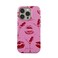Burga Luxury Styled Girly Fashion iPhone 16 Pro Case Compatible with Double Layer Silicone Protective Case Call Me