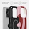 جراب مرن فاخر لهاتف iPhone 17 Pro متوافق مع هيكل صلب مزدوج الطبقات هجين + حماية من السيليكون - غطاء محمول مقاوم للخدش والصدمات