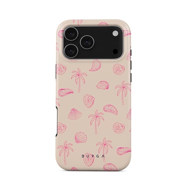 جراب فاخر من Beach Please لهاتف iPhone 17 Pro Max متوافق مع هيكل صلب مزدوج الطبقات هجين + حماية من السيليكون - غطاء محمول مقاوم للخدش والصدمات