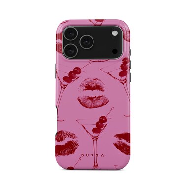 جراب فاخر لهاتف iPhone 17 Pro Max Call Me متوافق مع هيكل صلب مزدوج الطبقات هجين + حماية من السيليكون - غطاء محمول مقاوم للخدش والصدمات