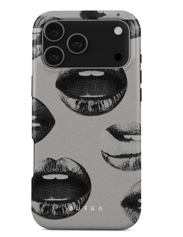 Burga Luxury Styled Giltter iPhone 17 Pro Max Case Compatible with Double Layer Silicone Protective Case Next Mistake