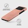 iPhone 17 Pro Max Pink Croco Premium Case Compatible with Hybrid Dual-Layer Hard Shell + Silicone Protection - Scratch-Resistant Shockproof Mobile Cover