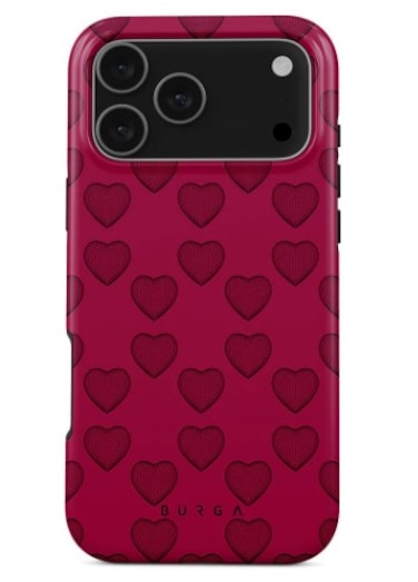 Burga Luxury Styled Giltter iPhone 17 Pro Max Case Compatible with Double Layer Silicone Protective Case Single Not Sorry