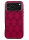 Burga Luxury Styled Giltter iPhone 17 Pro Max Case Compatible with Double Layer Silicone Protective Case Single Not Sorry