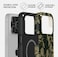 Burga Luxury Styled Giltter iPhone 17 Pro Max Case Compatible with Double Layer Silicone Protective Case Destiny