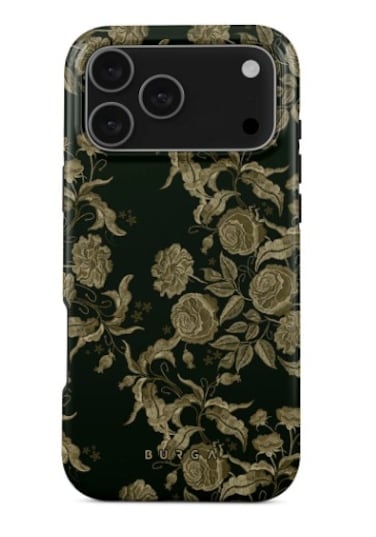 Burga Luxury Styled Giltter iPhone 17 Pro Max Case Compatible with Double Layer Silicone Protective Case Destiny