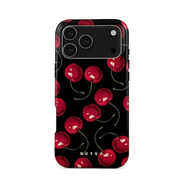 جراب Cherrybomb Premium لهاتف iPhone 17 Pro Max متوافق مع هيكل صلب مزدوج الطبقات هجين + حماية من السيليكون - غطاء محمول مقاوم للخدش والصدمات