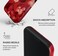 Burga Luxury Styled Giltter iPhone 17 Pro Max Case Compatible with Double Layer Silicone Protective Case Goddess Energy