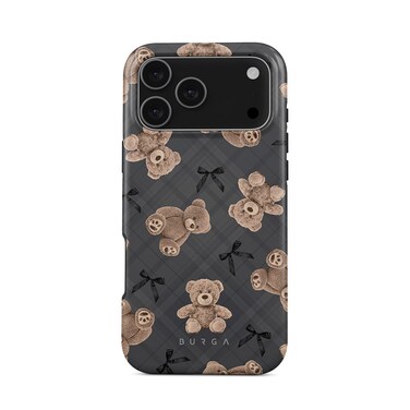 iPhone 17 Pro Max BFF Teddy Premium Case Compatible with Hybrid Dual-Layer Hard Shell + Silicone Protection - Scratch-Resistant Shockproof Mobile Cover