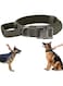 Tactical Dog Collars, Adjustable Thick Nylon Dog Collar Nylon K9 Collars with Handle for Dog Training Quick Release Heavy Duty Metal Buckle Military Dog Collar for Small Medium Large Dogs (L 45-55CM)