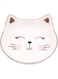 KASTWAVE Ceramic Jewelry Dish, Ring Holder and decorative Trinket Tray for Bathroom, Nightstand, and Vanity (Kitten)