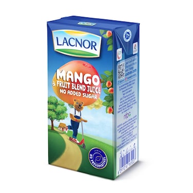 Lacnor No Sugar Added Mango Juice, 125ml