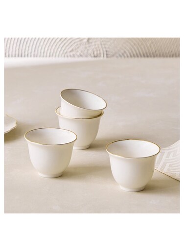Box Ivory 4-Piece Cava Cup Set 60 ml