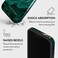 BURGA Phone Case Compatible with iPhone 15 PRO MAX 2Layer Silicone Protective Case Luxury Gold Glitter Marble
