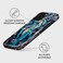 Burga Premium Protective Case for iPhone 15 Pro - Mystic River Blue Marble Design - Elegant, Durable, and Shock-Resistant Cover for Superior Protection