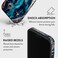 Burga Premium Protective Case for iPhone 15 Pro - Mystic River Blue Marble Design - Elegant, Durable, and Shock-Resistant Cover for Superior Protection