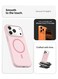 جراب Mobcos iPhone 17 Pro الوردي الفاخر من السيليكون بتقنية MagSafe   ملمس ناعم كالحرير   حماية فائقة ضد الصدمات بمعايير عسكرية   توافق مغناطيسي قوي   غطاء أنيق ونحيف