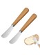 2PCS Butter Knives, 7 Inches Butter Knife Spreader, Spreader Old Fashioned Pastry Knife, Easy Spread and Rust Resistant for Bagels, Sandwiches