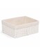 Hand-Woven Paper Rope Storage Basket with Removable Linen Liner &amp; Sturdy Metal Frame &acirc;&euro;&ldquo; L 39 x B 30 x H 16.5 cm Woven Organizer Bin for Living Room, Bedroom, Bathroom, Closet &amp; Home Storage