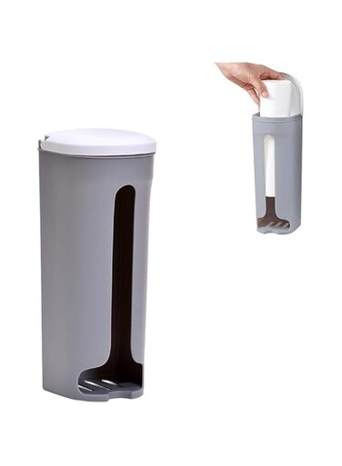Azonee Plastic Bag Holder, 2 Pcs Wall Mount Plastic Bag Organizer, Durable Plastic Grocery Bag Saver, Trash Bag Dispenser Under The Sink, Grocery Shopping Bags Saver For Kitchen Cabinet Door