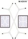 High Quality Multi-Function Sheet Clips Cross Sheet Fixing Straps Suitable for Bedding Sheet Clips and Sheet Fixing Elastic Band Sheet Suspender Fastener 2pcs/Set White