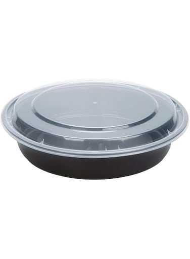 HTE Disposable Microwave Container with Lid 25Pc (RO48)