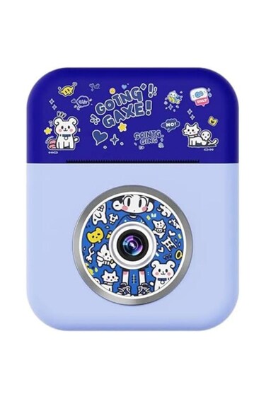 Fun 40MP kids instant camera with selfie mode, 2.4&quot; screen, print paper, and 32GB TF card!
