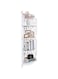 Ejoyous 4 Tier Corner Shelf Unit, Sturdy Waterproof and Easy to Clean, Wooden Freestanding Corner Shelf, for Kitchen Bathroom Garden Study, Corner Self Standing Shelves 33.3 x7.1 x 8.7 in