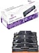Compatible Toner Cartridge Replacement for 304A CC530A CC531A CC532A CC533A (1 Black, 1 Cyan, 1 Magenta, 1 Yellow, 4 Pack)