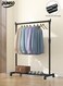 60CM Simple Drying Rack with Wheels&iuml;&frac14;&OElig;125cm High Fixed Height Hanger&iuml;&frac14;&OElig;Indoor Floor Standing Clothes Hanger&iuml;&frac14;&OElig;Assembled Clothes Hanger&iuml;&frac14;&OElig;Bedroom Storage Clothes Rack&iuml;&frac14;&OElig;Black