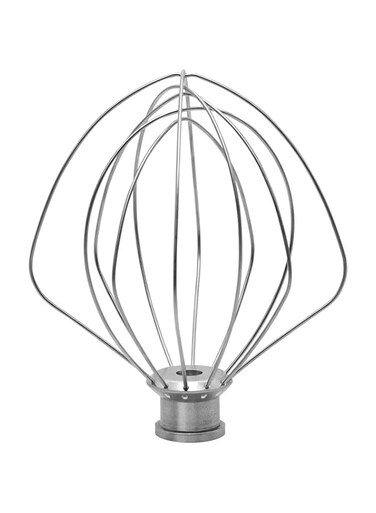 KITCHPOWER KN256WW 6-Wire Whip Attachment for KitchenAid 6 Quart Bowl-Lift Stand Mixer Accessory Replacement, Egg Cream Stirrer, Cakes Mayonnaise Stainless Steel Whisk