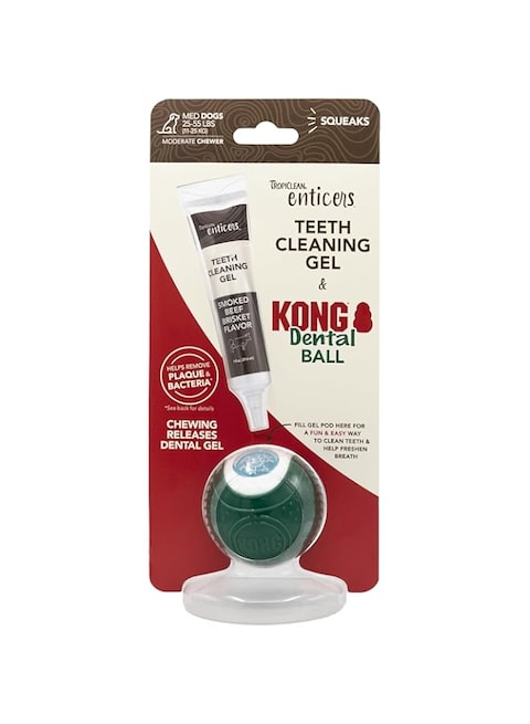 Tropiclean Enticers Brisket Dental Ball Kit 1Z MD