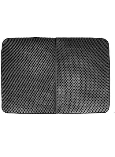 Cat Litter Mat EVA Double-Layer Cat Litter Trapper Mats with Waterproof Bottom Layer kattenmand BlAC k Cat Bed