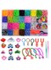 ECVV 2000Pcs Colorful Loom Bands Kit Rubber Bands for Bracelet Making Kit DIY Art Craft Kit Rubber Band Refill Kit for Girls &amp; Boys