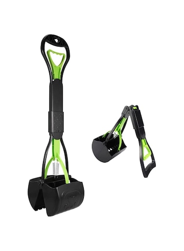 NICO SEE WONDER Pet Pooper Scooper for Dogs and Cats with Long Handle High Strength Material and Durable Spring for Easy Grass and Gravel Pick Up
