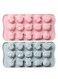 2 Pieces Non-stick Candy Chocolate Jelly Silicone Molds Ice Cube Tray for Cake Cookies Candy Jelly