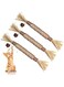 Rhomba 3 Pack Silvervine Cat Toy, Silvervine Sticks Cat Toys for Indoor Cats, Cat &amp; Kitten Chew Toys for Aggressive Chewers, Cat Dental Toy for Kitten Teeth Cleaning, Matatabi Silvervine for Cats.