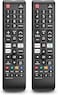 GNAFOTU 2 Pack Replacement for Samsung TV Remote Control for All Samsung TV Remote,Replacement Compatible for All Samsung Smart TV, LED, LCD, HDTV, 3D, Series TV (Black)