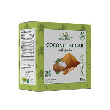Heritage Organic Coconut Sugar, 300 Gm