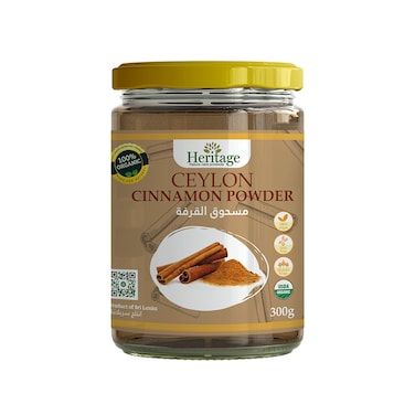 Heritage Organic Ceylon Cinnamon Powder, 300 Gm