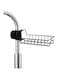Showay Kitchen Faucet Rack Household Stainless Steel Perforated Rag Sponge Brush Drain Sink Storage