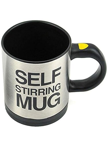 Befound Automatic Electric Self Stirring Mug Coffee Mixing Drinking Cup Stainless Steel