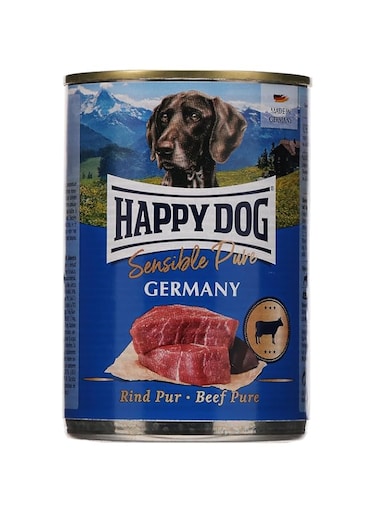 Happy Dog, Pure Beef Wet Food For Dogs, 400 grams