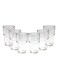 MT 76-12SC Clear Glass Tumbler Set - 6 Piece High-Quality Everyday Drinking Glasses for Water, Juice, Soda &amp; Beverage Serving, Durable Construction, Elegant Design, Perfect for Home Use