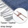FWP Waterproof Thick Tassel Picnic Mat, Size: 200x150cm - Coffee
