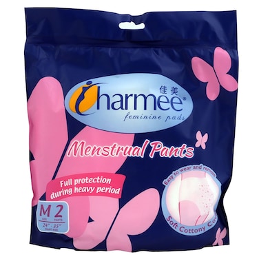Menstrual Pants Feminine pads Size M 2 Pants