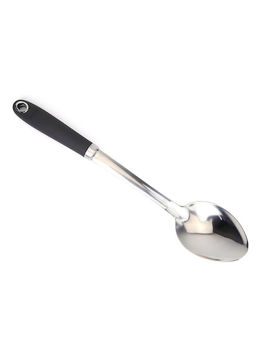 Pro Spoon With Handle Silver/Black &acirc;&euro;Ž30 x 5 x 1 cm