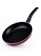 Nonstick Double Layer Coated Aluminium Frypan 2.6m thick Frying Pan 22cm - Red